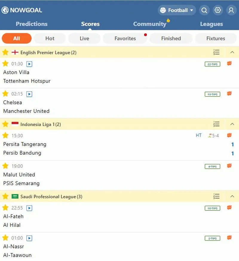 Pro-tips để không bỏ lỡ trận hot Pro-tips để không bỏ lỡ trận hot